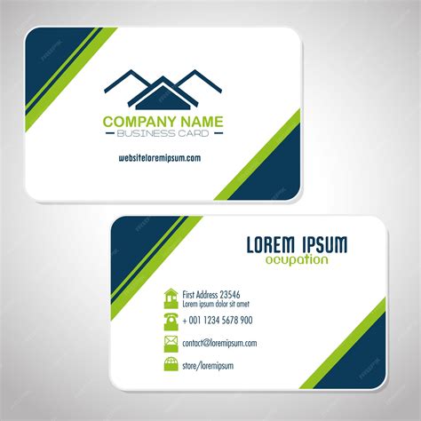 Modelos criativos para cartões de visita corporativos | Vetor Premium
