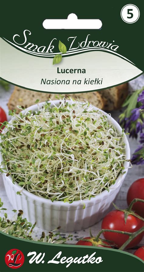 Nasiona na kiełki Lucerna 20 g Legutko