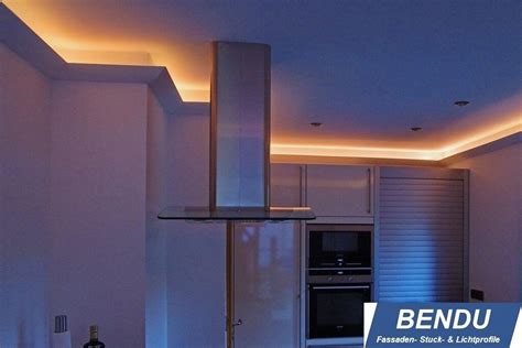 Bendu Led Stuckleisten Indirekte Beleuchtung K Che Decke Lichtvouten