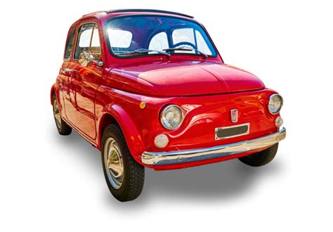 Красная машина, Фиат 600, маленькая маши Бесплатная фотография - Public ...