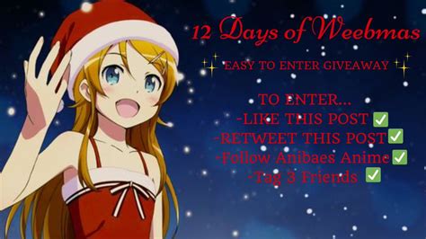 Anibaes Anime Podcast On Twitter Give Away Time Tis The Season