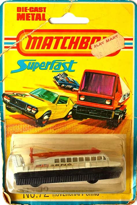 Embalagem Danificada Matchbox Hovercraft Srn Universo Hot Wheels