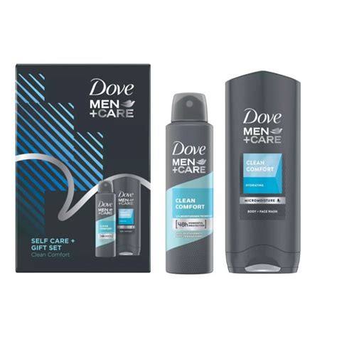 Dove Men Care Self Care Clean Comfort Szett Izzad Sg Tl Spray Ml