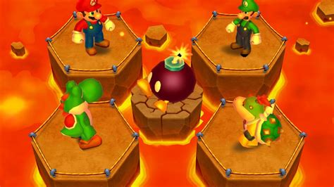 Mario Party Island Tour Minigames Mario Vs Yoshi Vs Luigi Vs Bowser