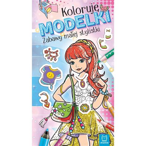 Mini Kolorowanka Modelki Zabawy Ma Ej Stylistki Ksi Ka