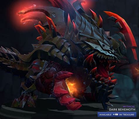 Dark Behemoth Dota Collectors Cache For Primal Beast Video Gaming