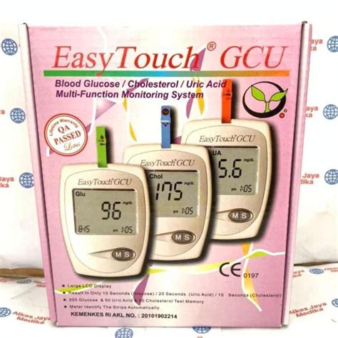 Jual Alat Easy Touch GCU ( Glucose, Cholesterol,URic Acid) di Seller ...