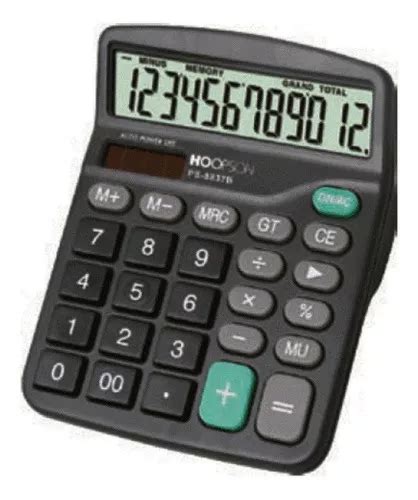 Calculadora De Mesa 12 Dígitos Ps 8837b MercadoLivre