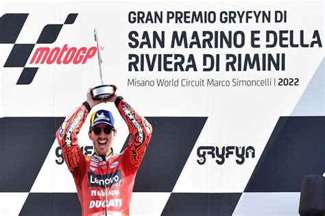 Pesta Kemenangan MotoGP San Marino 2022 Berlanjut Bagnaia Misano