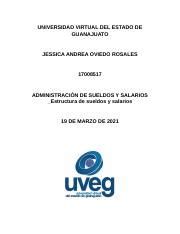 Oviedo Jessica Estructura Sueldos Salarios Docx UNIVERSIDAD VIRTUAL