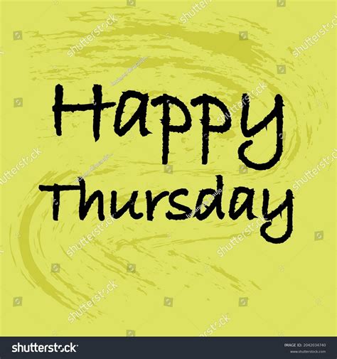 Happy Thursday Banner Happy Thursday Greeting Stock Vector (Royalty ...