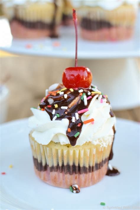 Neapolitan Sundae Cupcakes — Sprinkled With Jules