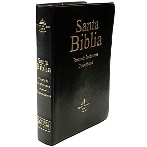 Biblia Reina Valera Fuente De Bendici N Tapa Negra Librer A Kyrios