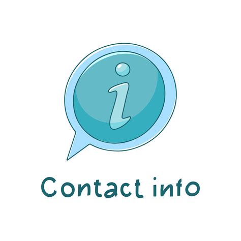 contact information icon  hand drawn style isolated  white