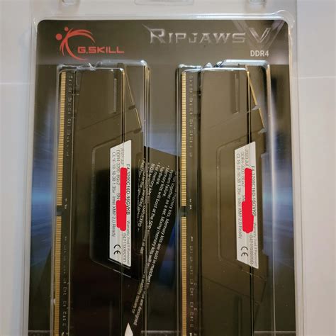 G Skill Ripjaws V 16GB 2 X 8GB DDR4 3200Mhz CL16 18 18 38 Brand New