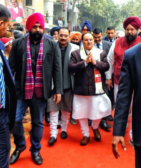 New Delhi Bjp National President Jp Nadda And Other Leaders During