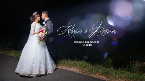 Rosario Josefina Same Day Edit Cinematic Wedding