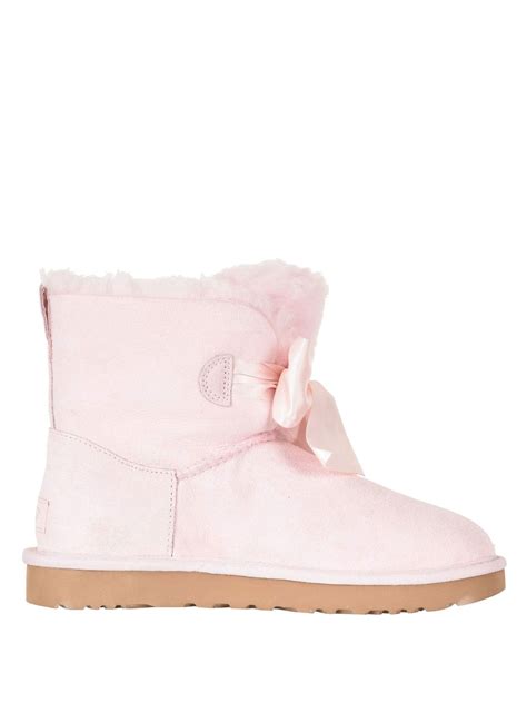 Ugg Gita Bow Mini Womens Twinface Boots 1098360