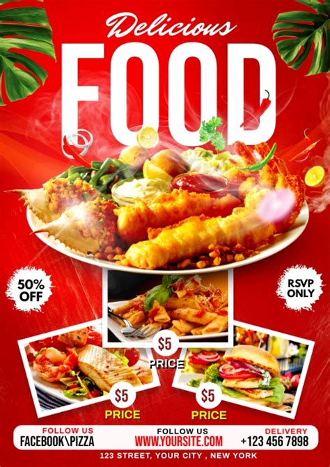 Food Template Postermywall