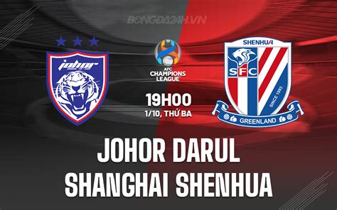 Nhận định Johor Darul vs Shanghai Shenhua AFC Champions League