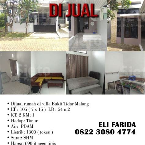 Dijual Rumah Di Villa Bukit Tidar Malang