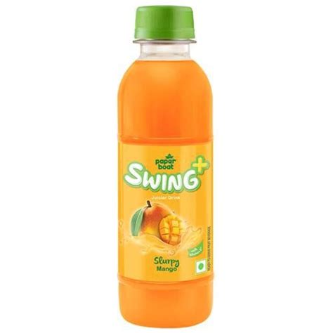 Paper Boat Swing Slurpy Mango Juicier Drink 250 Ml Pet Bottle