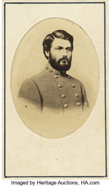 General George Washington Custis Lee Carte de Visite. A beautifully ...