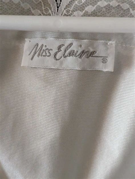 Unlisted Vintage Miss Elaine Long Nightgown Sweep Nyl Gem