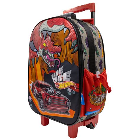 Ripley MALETA HOT WHEELS DRAGON ROJO