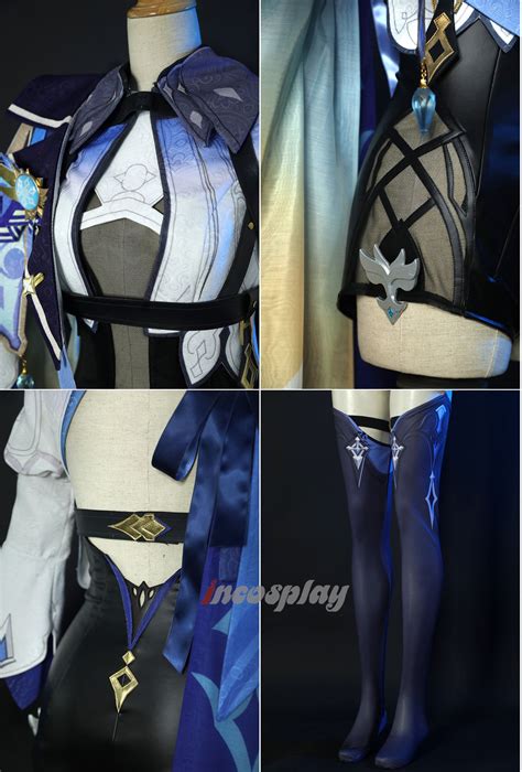 Genshin Impact Eula Cosplay Costume Etsy Cosplay Costumes Costumes