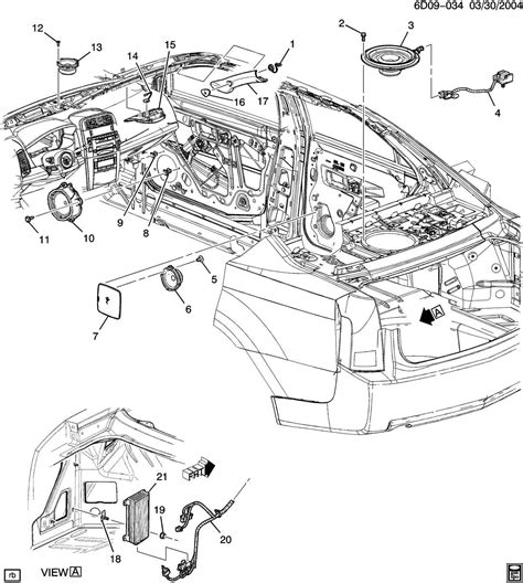 Exploring the Anatomy of a Cadillac CTS: A Comprehensive Body Parts Diagram