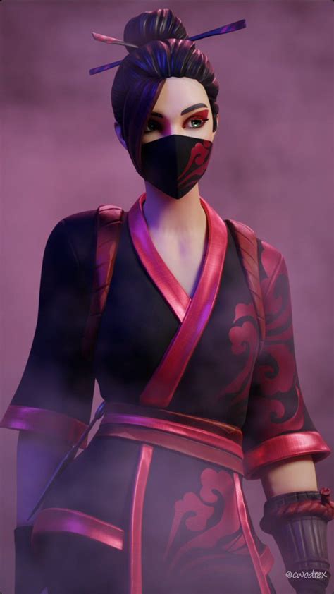 Red Jade Fortnite Skin Wallpaper