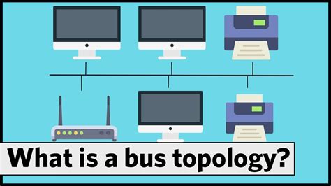 Bus Network Topology Computing Explained Simply Youtube