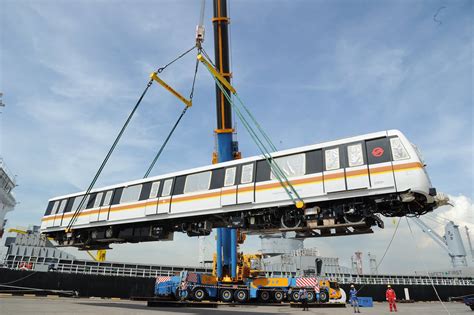 CT251 Train Delivered To Singapore Photo LTA Land Transport Guru