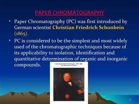 Paper Chromatography Ppt New Ppt