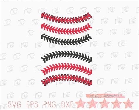 Baseball Stitches Baseball Laces Baseball Monogram Bundle Baseball