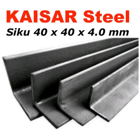 Jual Besi Siku 40 X 40 Tebal 4 Mm Kota Tangerang Kaisar Steel