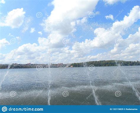 Ternopil lake stock image. Image of ternopil, embankment - 132119829