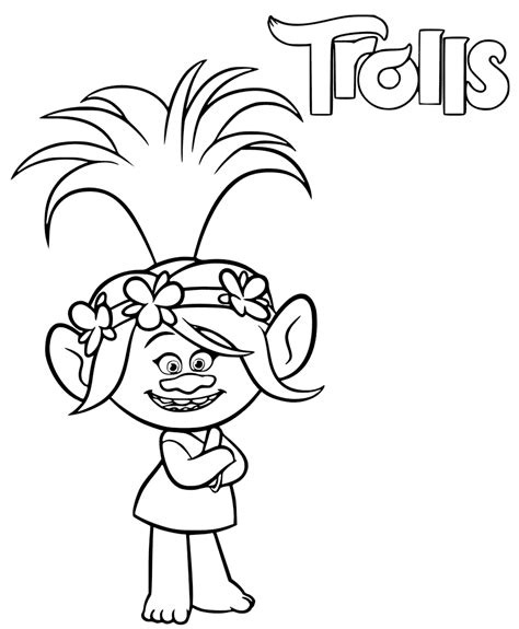 Clip Art Galore Trolls Cartoon Coloring Pages Disney Coloring