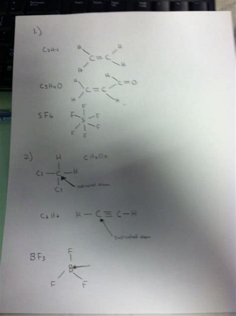 Solved 1.) Â Indicate the number of sigma and pi bonds | Chegg.com