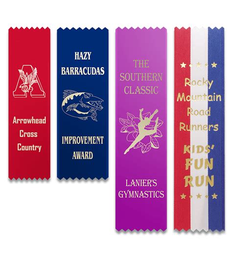 Custom Award Ribbons Maxwell Medals And Awards