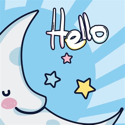 Premium Vector Cute Hello Card