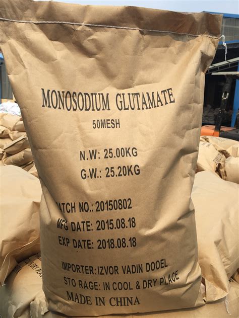 Food Additive Flavoring Agent Purity Msg Monosodium Glutamate