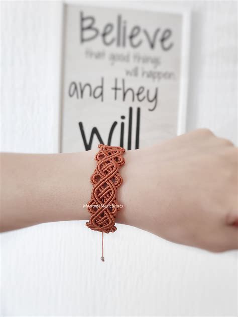 DIY MACRAME CELTIC BRACELET NEW Way To Macrame 0 Material Waste