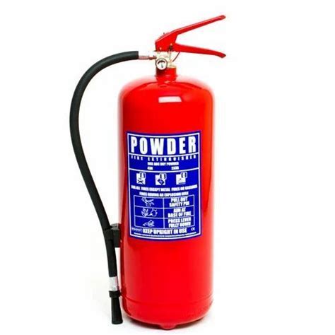 6 Kg Capacity 55 Degree Celsius Mild Steel Dry Powder Fire Extinguisher Application Industrial