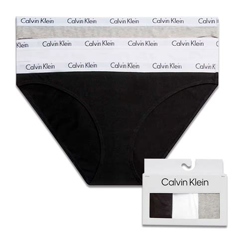 Braga Bikini Mujerx Algod N Elastano Cintura Logo Calvin Klein