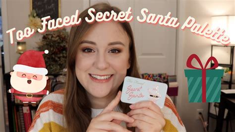 Too Faced Secret Santa Palette Review Youtube