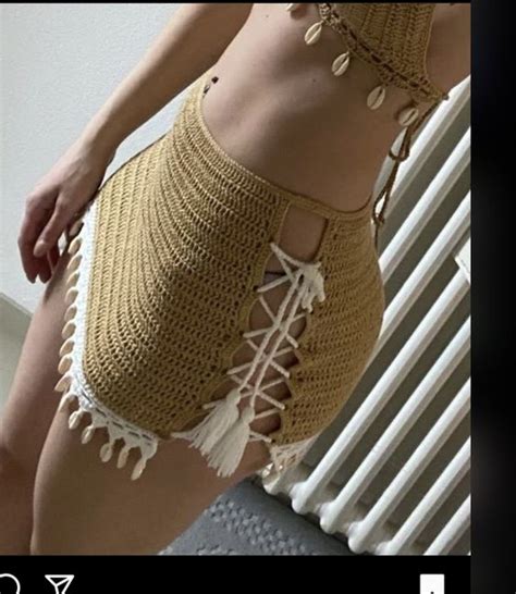 Pareos Para Playa En Crochet Qu Bonitos Otakulandia Es