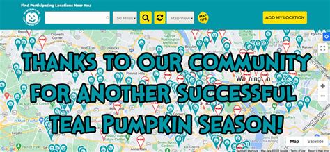 The Teal Pumpkin Project Map - FoodAllergy.org