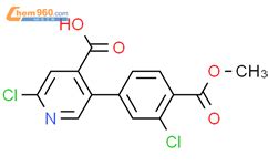 2 Chloro 5 3 Chloro 4 Methoxycarbonylphenyl Pyridine 4 Carboxylic Acid